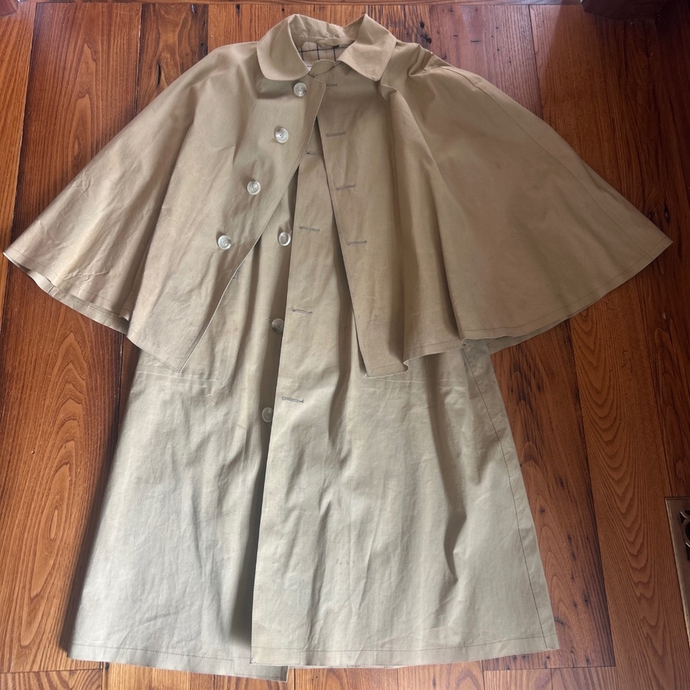 True British mackintosh Raincoat Rain cape Cordings Piccadilly 36